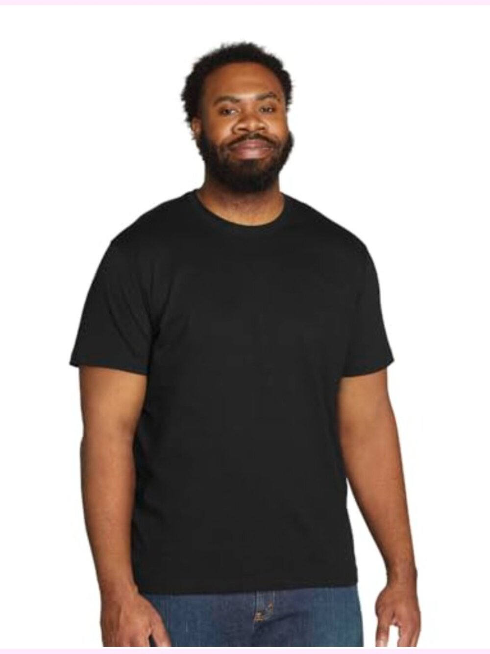 Men's Classic Fit Cotton Tee Crewneck Short Sleeve T-Shirt